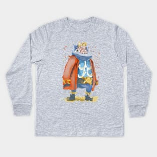 King Under the Great Sea Kids Long Sleeve T-Shirt